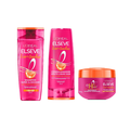Kit Elseve Creme De Tratamento Capilar L'Oreal Paris Liso Dos Sonhos 300G + Shampoo L'Oréal Paris Liso Dos Sonhos 200Ml + Condicionador L'Oréal Paris Liso Dos Sonhos 200Ml