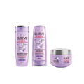 Kit Elseve Creme De Tratamento Preenchedor L'Oréal Paris Hidra Hialurônico 300G + Condicionador Selador 200Ml + Shampoo Preenchedor 200Ml