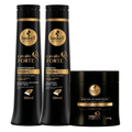 Kit Haskell Máscara Capilar Cavalo Forte 500G + Shampoo Cavalo Forte 500Ml + Condicionador Cavalo Forte 500Ml