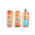 Kit Elseve Condicionador Selador L'Oréal Paris Cachos Longos Dos Sonhos 200Ml + Shampoo Nutri Preenchedor 400Ml + Creme Milagroso 3 Em 1 500Ml