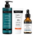Kit Principia Sérum Facial Anti Idade Ah 2 Ácido Hialurônico 2% + Vitamina B5 1% 30Ml + Protetor Solar Facial Ps 01 Fps 60 40Ml + Gel De Limpeza Facial Gl 01 350G