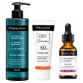 Kit Principia Gel De Limpeza Facial Gl 01 350G + Protetor Solar Facial Ps 01 Fps 60 40Ml + Sérum Facial Antiacne E Oleosidade Am 10 Ácido Mandélico 10% 30Ml