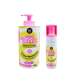 Kit Lola Cosmetics Mousse Modelador Plot Twist Guava Mousse 150 Ml + Creme Modelador Plot Twist Guava Cream 480G