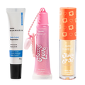 Kit Panvel Hidratante Labial Reparação Dermativ 10G + Gloss Labial Glossy Love Cosmic Make Up Sugar 7Ml + Brilho Labial Juicy Lip Oil Cosmic Make Up Funny 5G