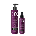 Kit Fluído De Reconstrução Capilar Ox Peptídeos 60Ml + Leave-In Capilar Ox 300Ml
