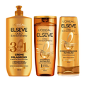 Kit Elseve Shampoo L'Oréal Paris Óleo Extraordinário 400Ml + Creme Milagroso 500Ml + Condicionador 400Ml