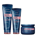 Kit Eudora Siage Condicionador Eudora Siàge Volume Imediato 200Ml + Shampoo 250Ml + Máscara Capilar 250G