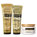 Kit Eudora Siage Shampoo Eudora Siàge Reconstrói Os Fios 250Ml + Condicionador 200Ml + Máscara De Tratamento 250G