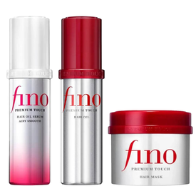 Kit Capilar Fino Pre Touch Hair Oil Sérum Capilar Airy Smooth 70Ml + Óleo Capilar 70Ml + Máscara de Tratamento Capilar 230G