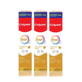 Kit 3 Cremes Dentais Colgate Total Anti Tártaro 140g