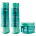 Kit Panvel Condicionador Curl Balance Lume 300Ml + Máscara Capilar 270G + Shampoo 300Ml