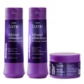 Kit Panvel Máscara Capilar Matizadora Blond Absolute Lume 270G + Condicionador 300Ml + Shampoo 300Ml