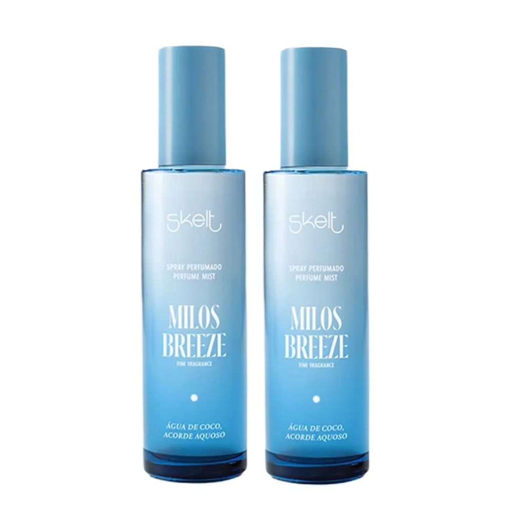 Kit 2 Body Splash Skelt Milos Breeze 100ml