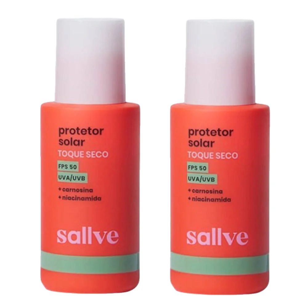 Kit Protetor Solar Sallve Toque Seco Fps50 40g 2 Unidades