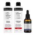 Kit Principia Sérum Capilar Sc 01 Baicapil 3% + Cafeína 3% + Beauplex 3% 50ml + Shampoo Antiqueda Aq 01 250ml + Condicionador Antiqueda Aq 01 250ml