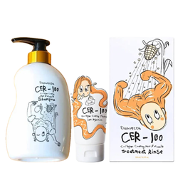 Kit Capilar Elizavecca Cer 100 Revestimento De Colágeno A+ Muscle Collagen Coating Hair Shampoo 500ml + Condicionador 500ml + Máscara De Tratamento Capilar 50ml