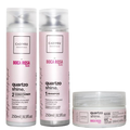 Kit Capilar Cadiveu Essentials Quartzo Shine By Boca Rosa Condicionador 250Ml + Shampoo 250Ml + Máscara De Tratamento 200Ml