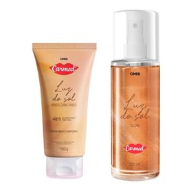 Kit Carmed Luz Do Sol Hidratante Corporal 150Ml + Body Splash 200Ml