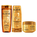 Kit Capilar Elseve Condicionador L'Oréal Paris Óleo Extraordinário 400Ml + Shampoo 400Ml + Creme De Tratamento 300G