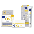 Kit Nivea Preenchedor Facial Antissinais Q10 Expert 15Ml + Creme Facial Q10 Power Dia Antissinais Fps30 50G