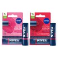 Presente dia dos Namorados Nivea Hidratante Labial Hidra Color Rosa Pink 4,8g + Hidratante Labial Hidra Color Vermelho 4,8g