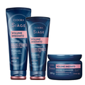 Kit Capilar Eudora Siage Condicionador Eudora Siàge Volume Imediato 200Ml + Máscara Capilar 250G + Shampoo 250Ml