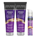 Kit capilar John Frieda Sérum Restaurador Capilar Frizz Ease Extra Strength 50Ml + Shampoo 250Ml + Condicionador 250Ml
