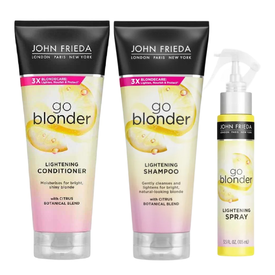 Kit Capilar John Frieda Spray Clareador Go Blond103Ml + Condicionador 245Ml + Shampoo 245Ml