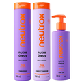 Kit Capilar Neutrox Shampoo Nutre Óleos 300Ml + Leave In Capilar 200Ml + Condicionador 300Ml