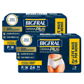 Kit Roupa Íntima Bigfral Derma Plus P/M Com 48 Unidades