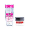 Kit L'Oreal Água Micelar L'Oréal Paris 5 Em 1 200Ml + Creme Hidratante Facial Anti-Idade L'Oréal Paris Revitalift Hialurônico Diurno Fps 20 49G