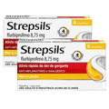 Kit Pastilhas Para Garganta Strepsils Sabor Mel E Limão Caixa 8 Pastilhas 2 unidades