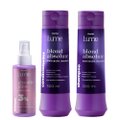 Kit Capilar Panvel Lume Shampoo Matizador Blond Absolute 300Ml + Condicionador Matizador Blond Absolute 300Ml Grátis Sérum Capilar Glycolic Glow 120Ml