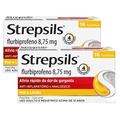 Kit Pastilhas Para Garganta Strepsils Sabor Mel E Limão Caixa 16 Pastilhas 2 Uinidades
