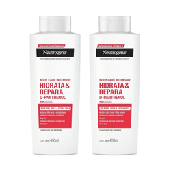 Kit Hidratante Corporal Neutrogena Body Care Intensive Hidrata Repara 400ml 2 Unidades