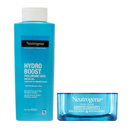 Kit Neutrogena Hidratante Facial Hydro Boost Water Gel 50G + Hidratante Corporal Hydro Boost Water Gel 400Ml