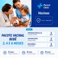 Pacote 2, 4 E 6 Meses (3 Hexa + 3 Pneumo 20 + 3 Rotavirus)