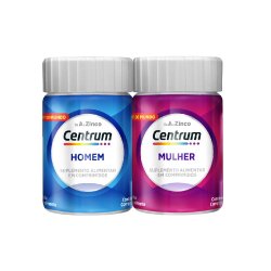 Kit Centrum Homem Multivitamínico + Centrum Mulher Multivitamínico