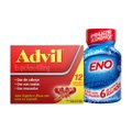 Kit Advil Ibuprofeno 400Mg 12 Cápsulas Líquidas + Sal De Fruta Eno Tradicional 100G