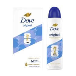 Kit Dove Sabonete Em Barra Original 6 Unidades 90g Cada + Desodorante Aerosol Original 150ml