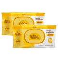 Kit Lenço Umedecido Para Bebê Com Fragrância João E Maria 2 Unidades