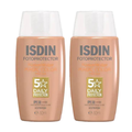Kit Protetor Solar Facial Isdin Fusion Water Cor Média Fps50 50Ml 2 unidades