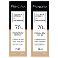 Kit Protetor Solar Facial Principia Ps-05 Cor 2.0 Fps70 30Ml 2 unidades