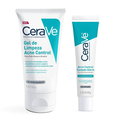 Kit Cerave Gel De Limpeza Facial Acne Control 140G + Gel Antiacne 2% Ácido Salicílico Acne Control Pele Oleosa A Acneica 40Ml