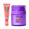 Kit Sallve Sérum Antiolheiras 15G + Creme Facial Retexturizador Noturno 30G