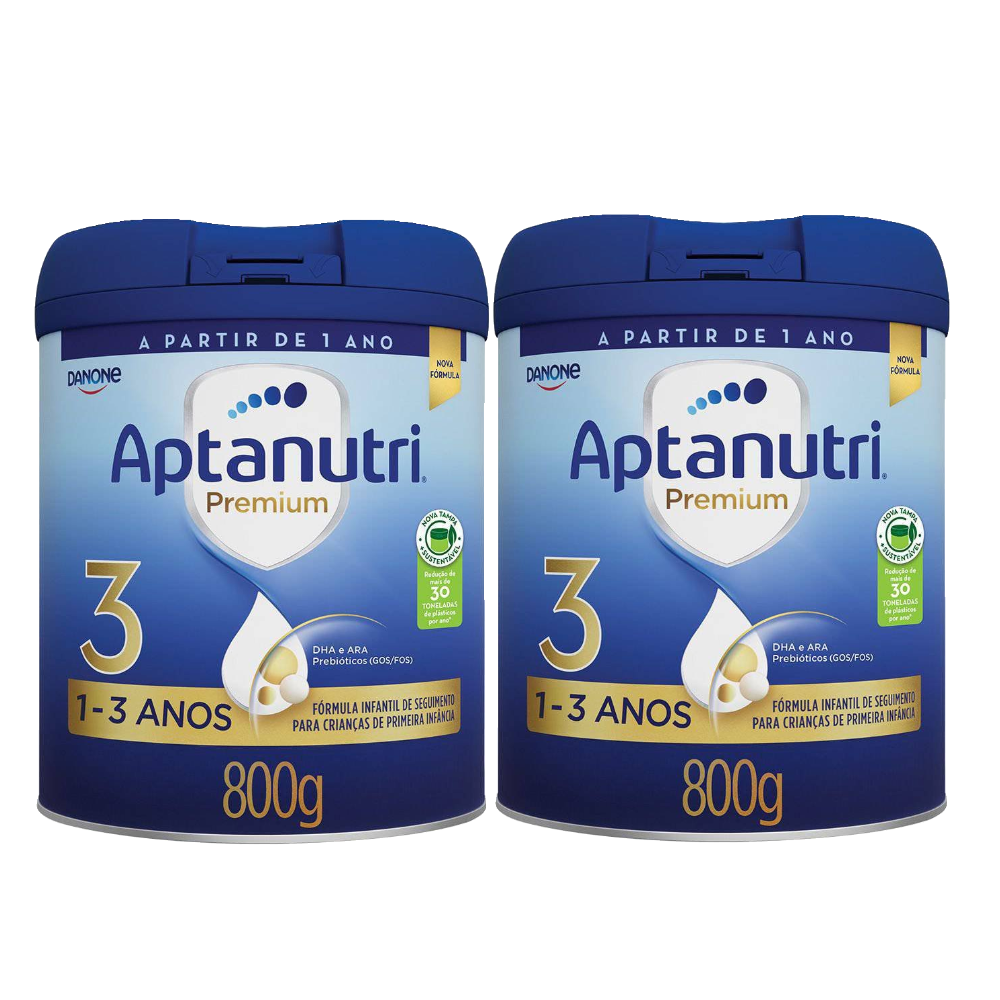 Kit Fórmula Infantil Aptanutri Premium 3 800g 2 Unidades