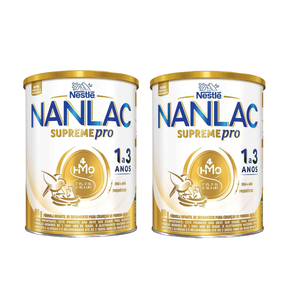 Kit Fórmula Infantil Nanlac Supreme Pro 800g