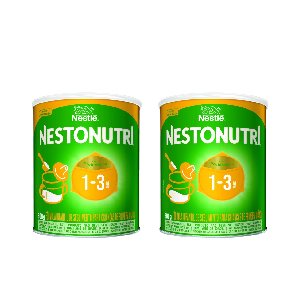 Kit Fórmula Infantil De Seguimento Nestonutri 1+ 800g