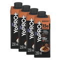 Kit Bebida Láctea Yopro Energy Boost Cappuccino 15G 250Ml 4 unidades