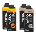 Kit Yopro Bebida Láctea Havanna Doce De Leite 15G 250Ml + Bebida Láctea Coco Com Batata Doce 15G 250Ml 4 unidades